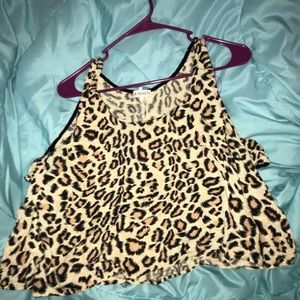 Leopard Crop Tank